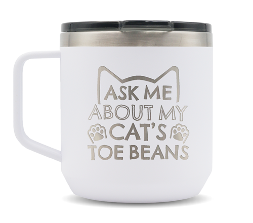 Ask Me About my Cats Toe Beans Mug