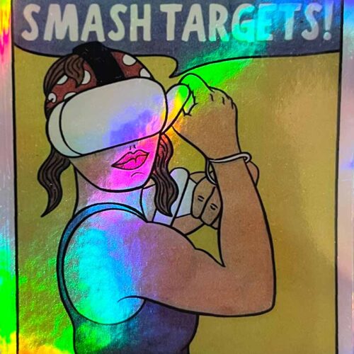 Smash Targets Sticker